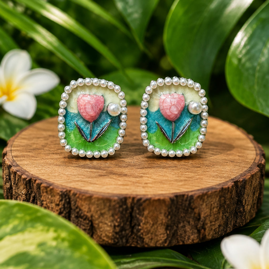Tulip Stud Earrings