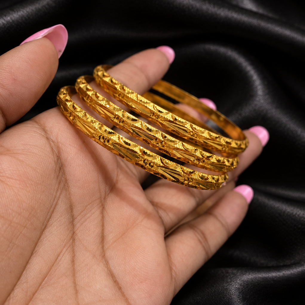 Udaya Gold Bangles (2PC)