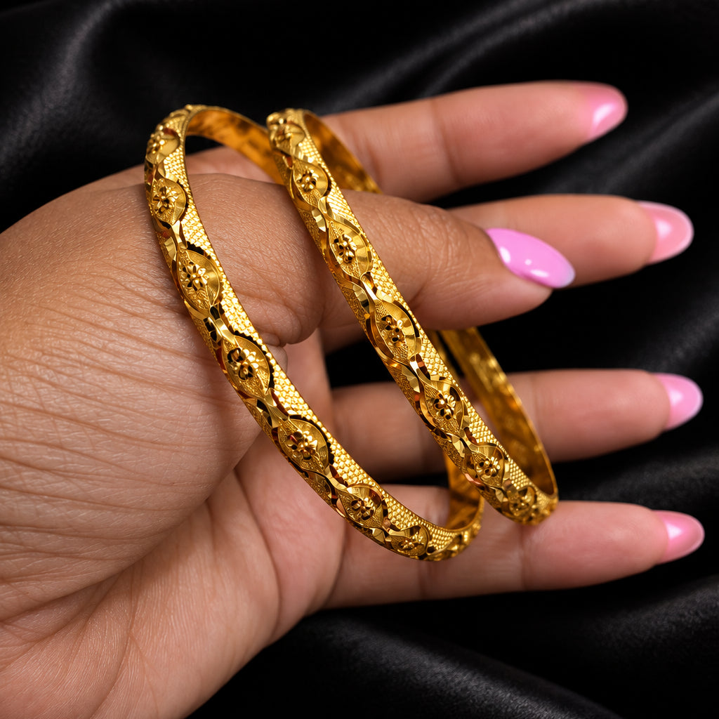 Edi Gold Bangle (2PC)