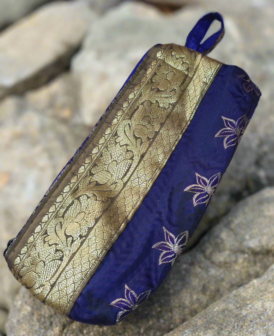 Gold & Blue Clutch