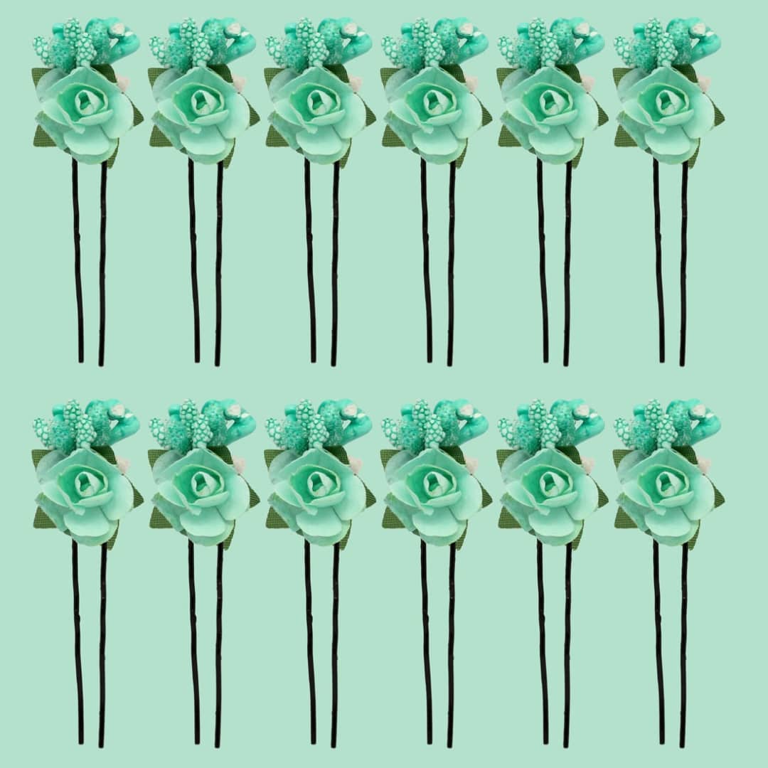 Floral Hair Pins