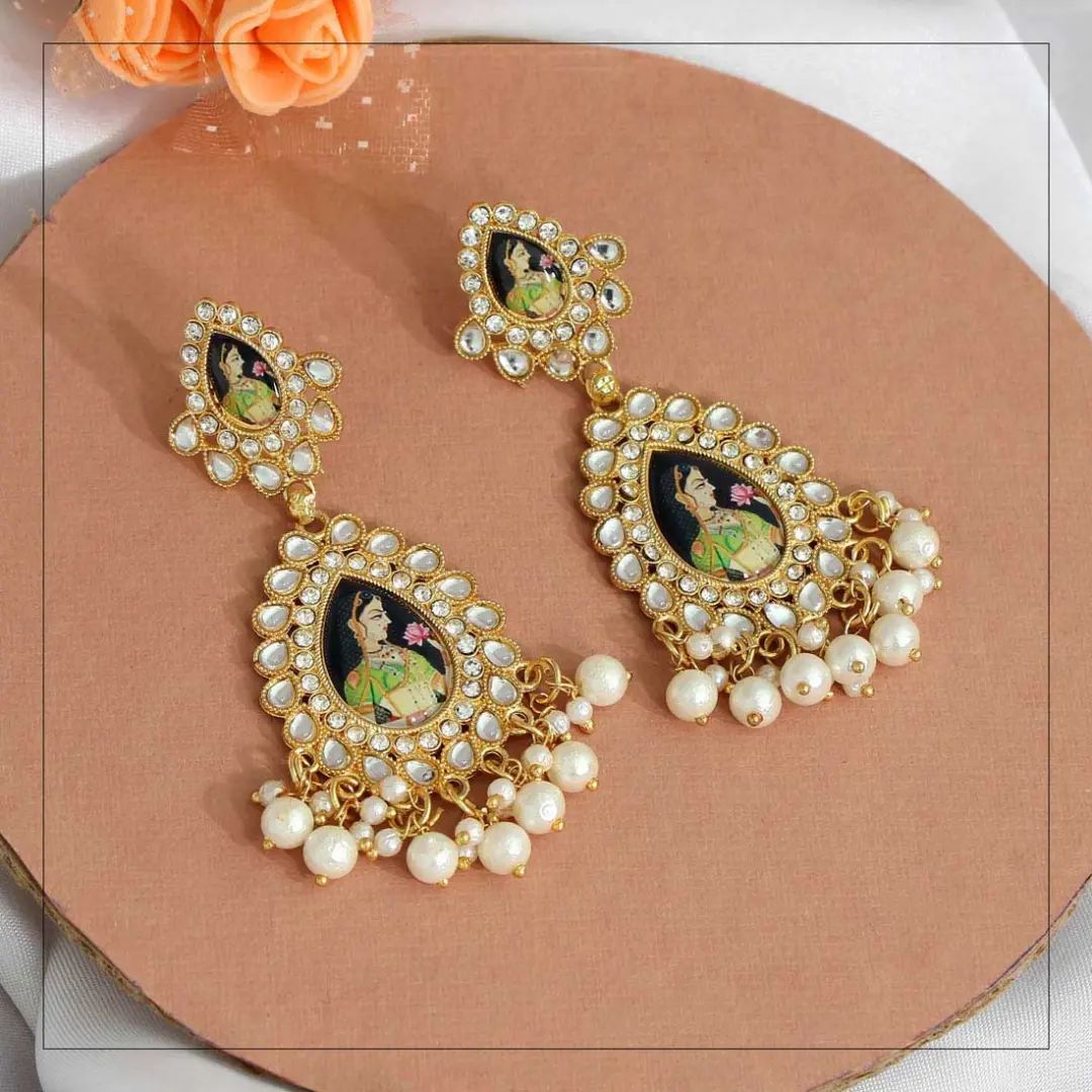 Meerabai Droplet Earrings