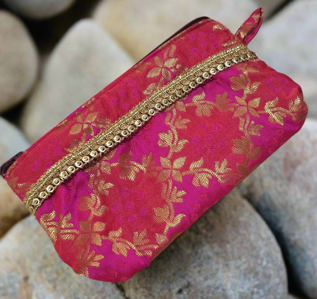 Pink & Gold Clutch