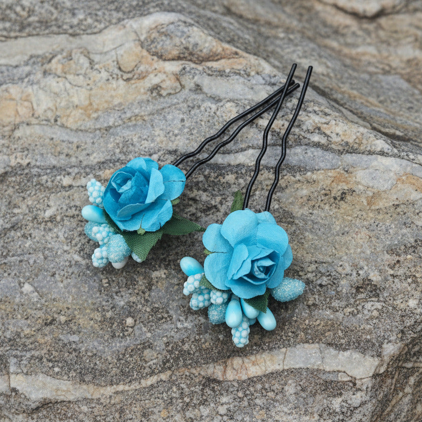 Floral Hair Pins
