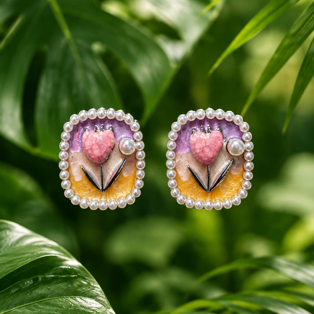 Tulip Stud Earrings