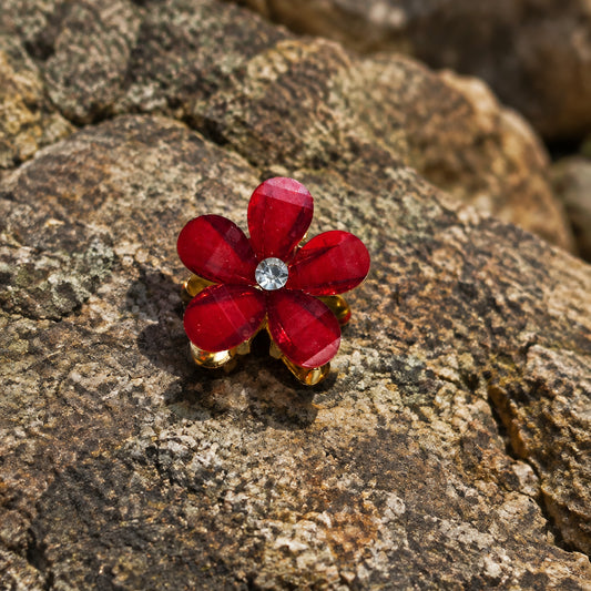 Floral Glass Clips