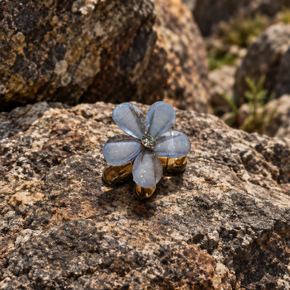 Floral Glass Clips