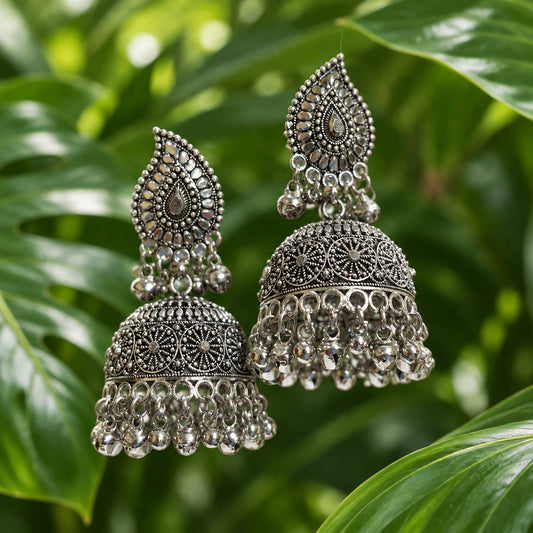 Laalsa Jhumka Earrings