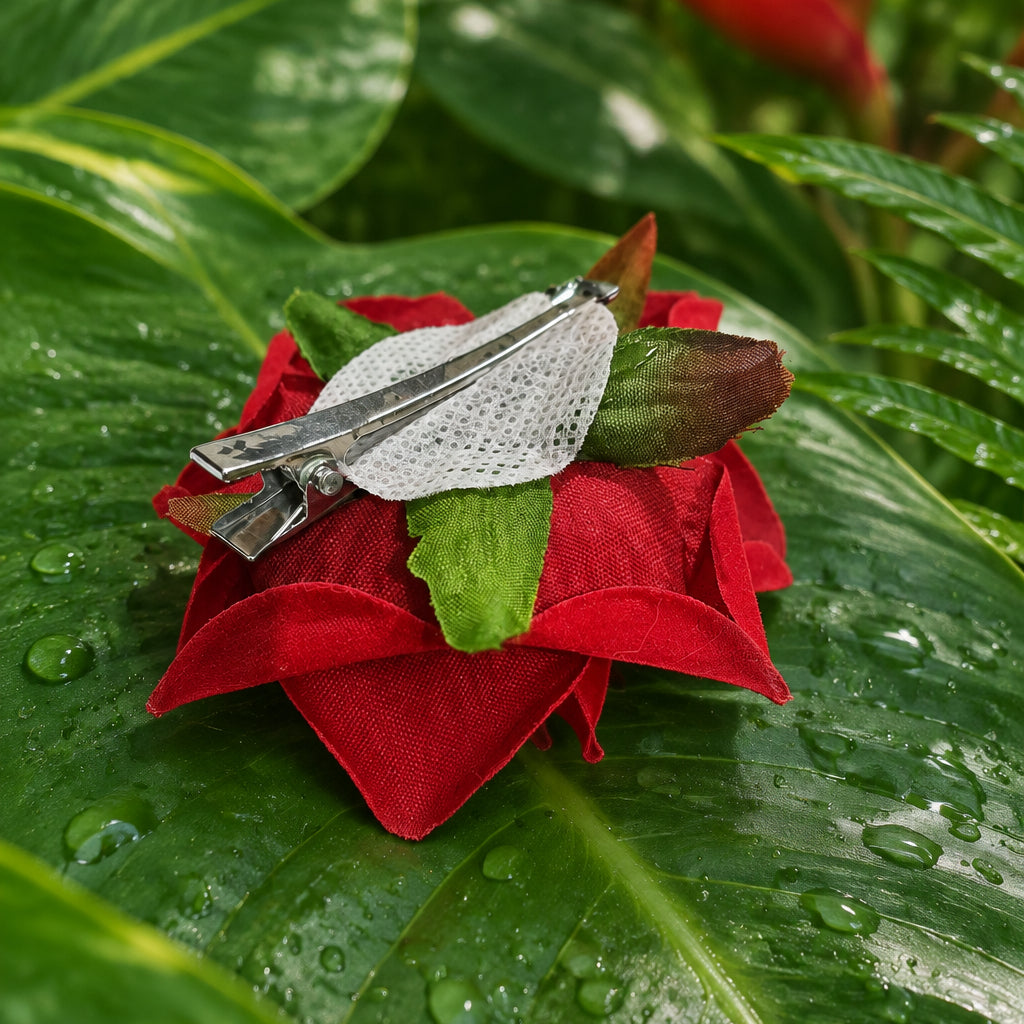 Rose Hair Clip