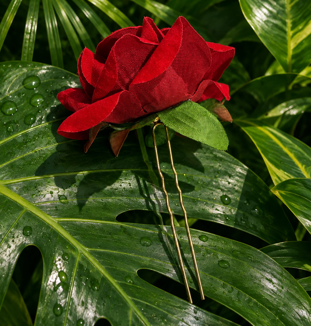 Rose Hair Pins