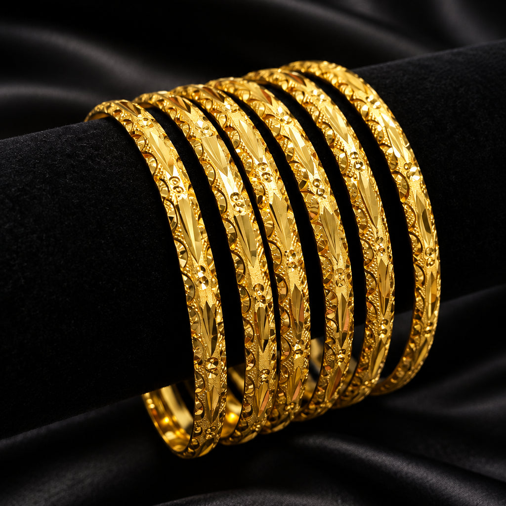 Udaya Gold Bangles (2PC)