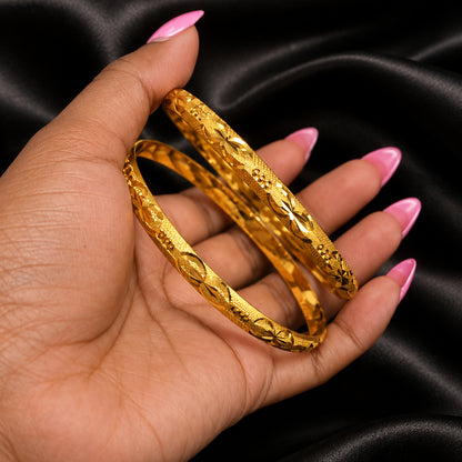 Labha Gold Bangles (2PC)