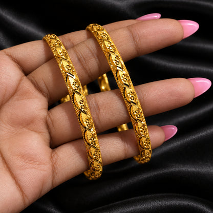 Faloni Gold Bangles (2PC)