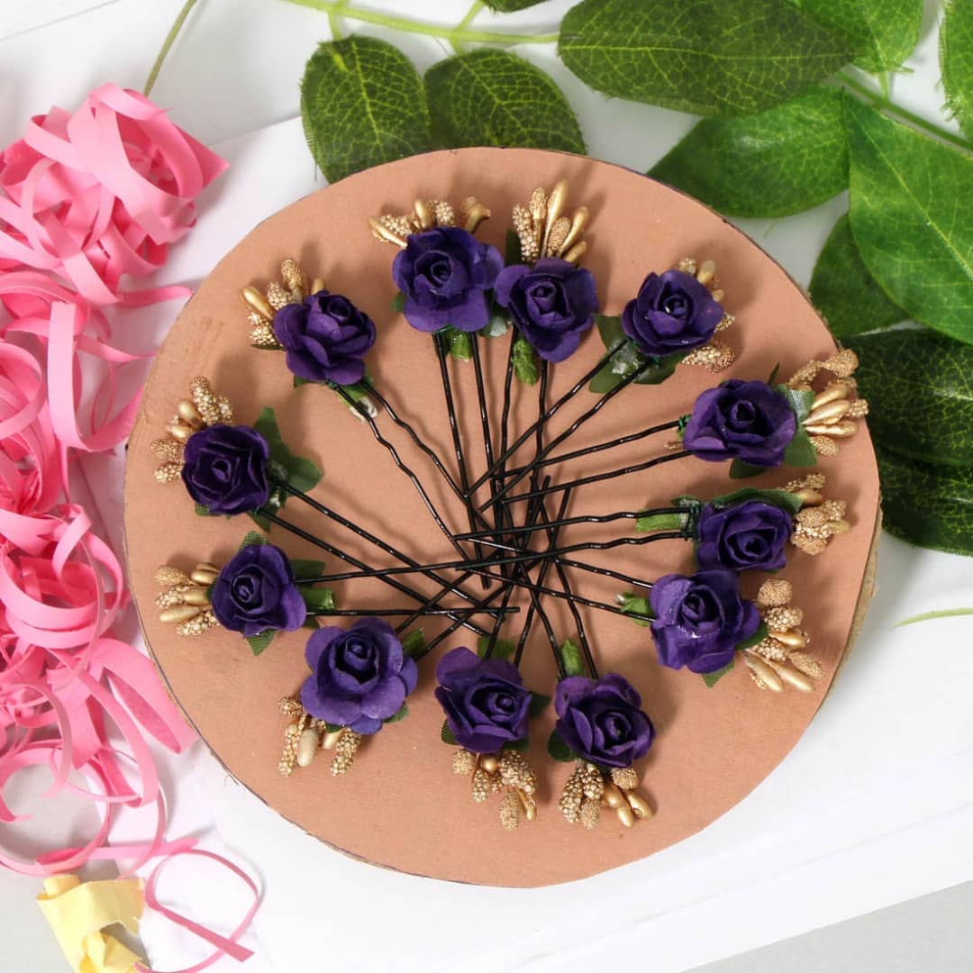 Floral Hair Pins
