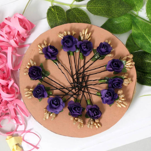Floral Hair Pins