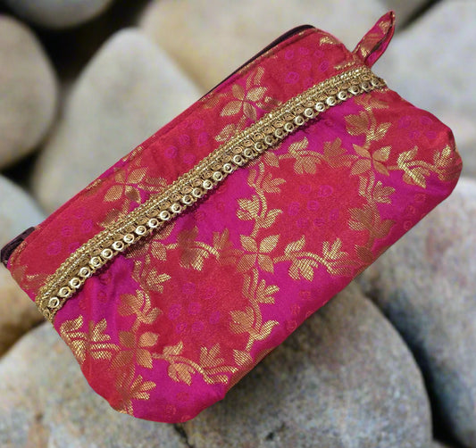 Pink & Gold Clutch