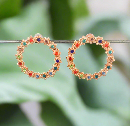 Floral Wreath Earrings